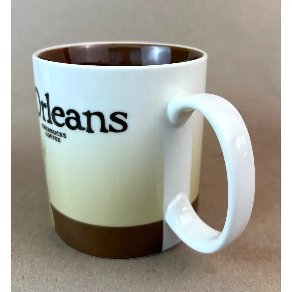 Vintage 2012 Starbucks New Orleans Global Icon Series Mug - Jazz Saxophonist